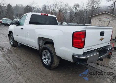 2018 Chevrolet Silverado 1500 Ls из США, поврежденный, VIN 1GCNCNEC3JZ297792